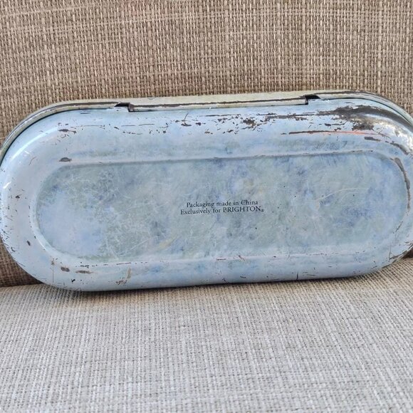 Brighton Sunglasses Case Can Metal hard Case for Glasses Vintage Case only - Picture 6 of 8